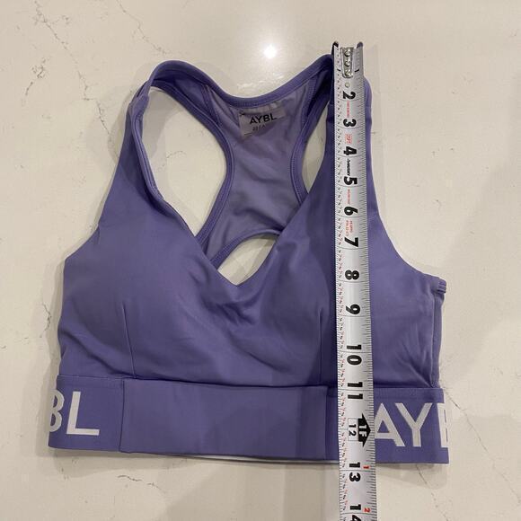 AYBL Racerback Sports Bra Purple Size Small - Picture 2 of 6